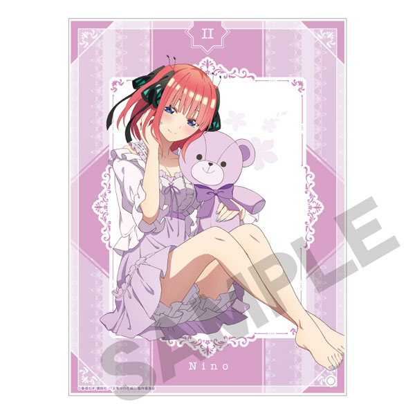 五等分の花嫁∬ アクリルパネル 二乃 ぬいぐるみ抱っこ 座り