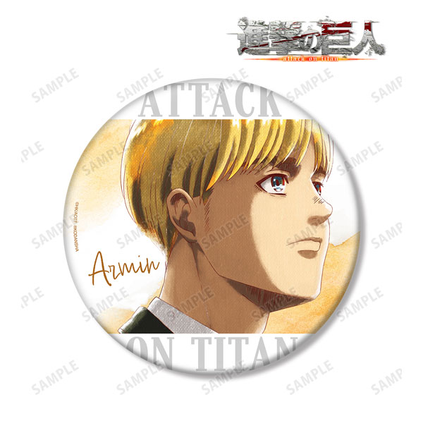 進撃の巨人 アルミン Ani-Art aqua label BIG缶バッジ[アルマビアンカ