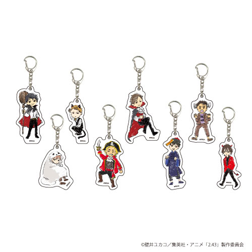 アクリルキーホルダー「2.43 清陰高校男子バレー部」02/ハロウィンver. グラフアート 8個入りBOX[A3]《在庫切れ》