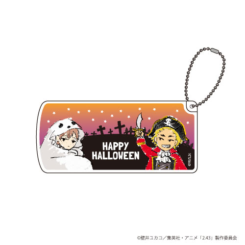 スライド式小物ケース「2.43 清陰高校男子バレー部」03/棺野秋人＆大隈優介 ハロウィンver. (グラフアート)[A3]《在庫切れ》