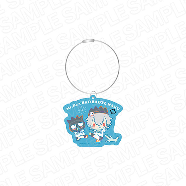 ヒプノシスマイク SANRIO NAKAYOKU EDIT ワイヤーキーホルダー 碧棺左馬刻×バッドばつ丸[コンテンツシード]《在庫切れ》