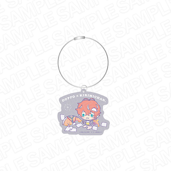 ヒプノシスマイク SANRIO NAKAYOKU EDIT ワイヤーキーホルダー 観音坂独歩×KIRIMIちゃん.[コンテンツシード]《在庫切れ》
