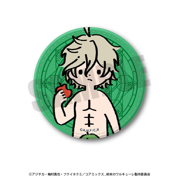 終末のワルキューレ × プレイピーシリーズ レザーバッジ D アダム