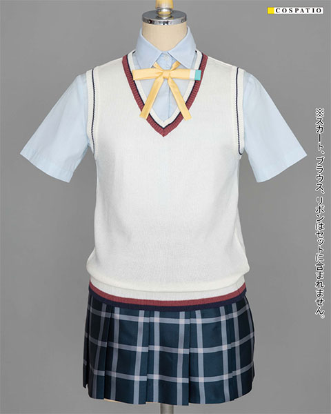 ラブライブ！虹ヶ咲学園スクールアイドル同好会 虹ヶ咲学園女子制服 夏服ベスト(オフホワイト×赤)アニメVer. M[コスパ]《在庫切れ》