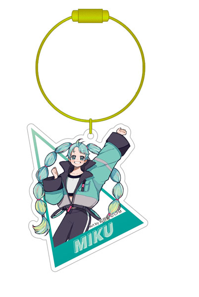 初音ミクシリーズ ワイヤーアクリルキーホルダー 初音ミク 