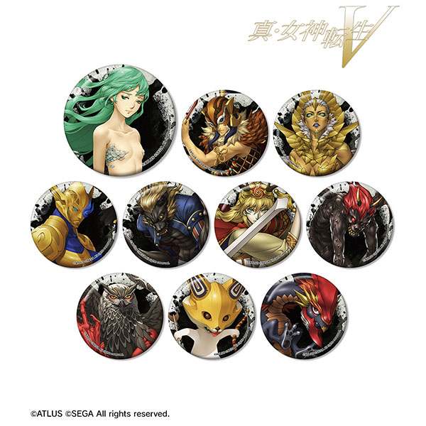 女神転生 缶バッジ セット 真・女神転生V トレーディング缶バッジ 10個入りBOX[アルマビアンカ