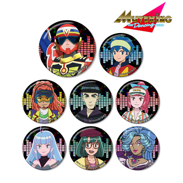 MUTEKING THE Dancing HERO トレーディングホログラム缶バッジ 8個入りBOX-amiami.jp-あみあみオンライン本店-
