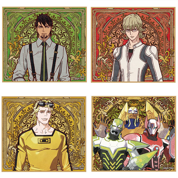 劇場版 TIGER ＆ BUNNY -The Rising- アールヌーボーアート ミニ色紙 8個入りBOX[GRANUP]《在庫切れ》