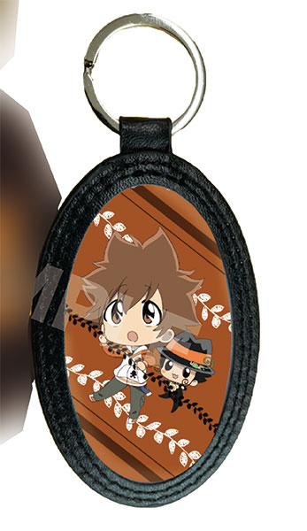 家庭教師ヒットマンREBORN！』 ぐいっと！ レザーキーホルダー 01