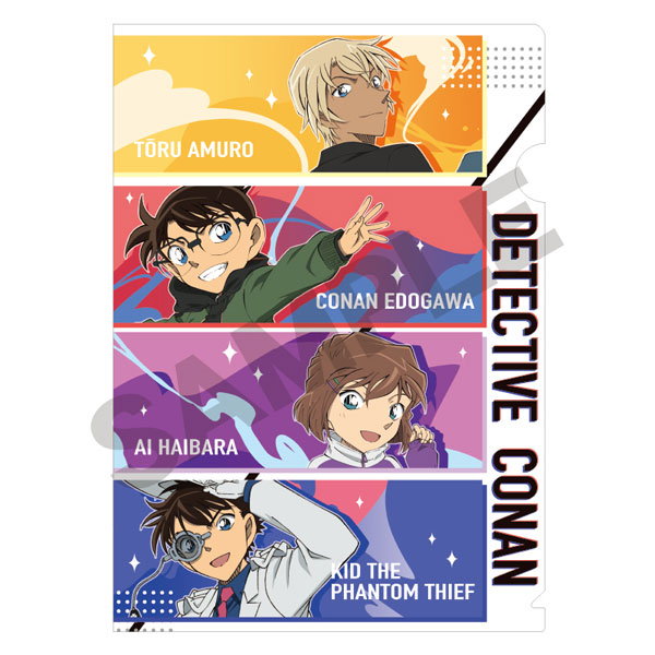 名探偵コナン シングルクリアファイル 集合_ジャンプ[クラックス]《在庫切れ》