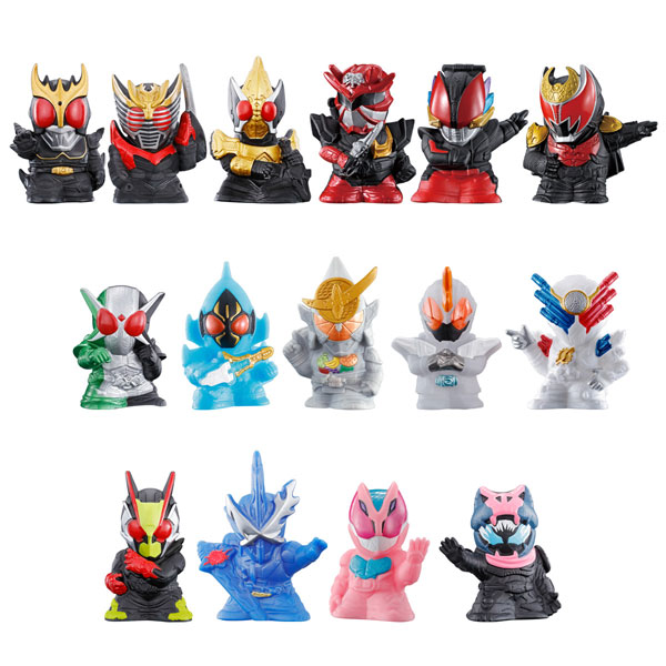 ★激レア　仮面ライダー　57個セット （フィギュア　33個＋キッズ24個） 仮面ライダーキッズ 最強フォーム集結！！ 24個入りBOX (食玩