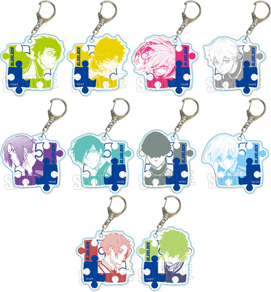 トレーディングピースキーホルダー ブルーロック 10個入りBOX[ベル