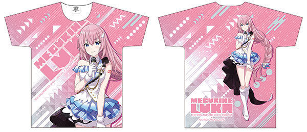 衣類　F.巡音ルカ フルグラフィックTシャツ フルカラー メンズLサイズ 「アイドルマスター シャイニーカラーズ×ピアプロキャラクターズ」 アイドルマスター シャイニーカラーズ フルグラフィックTシャツ