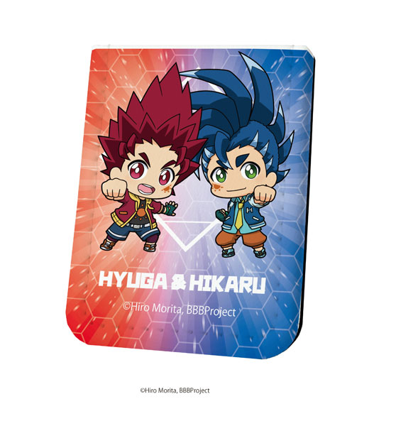レザーフセンブック「ベイブレードバースト」14/朝日ヒュウガ＆朝日ヒカル(ミニキャラ)[A3]《在庫切れ》