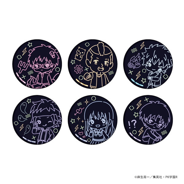 缶バッジ「斉木楠雄のΨ難」13/ネオンサインアート 6個入りBOX[A3