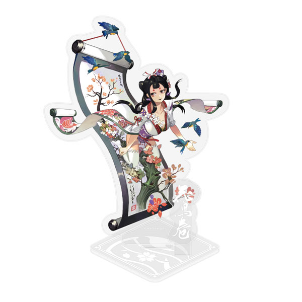 陰陽師本格幻想RPG 平安織理シリーズ 式神アクリルスタンド 花鳥風月