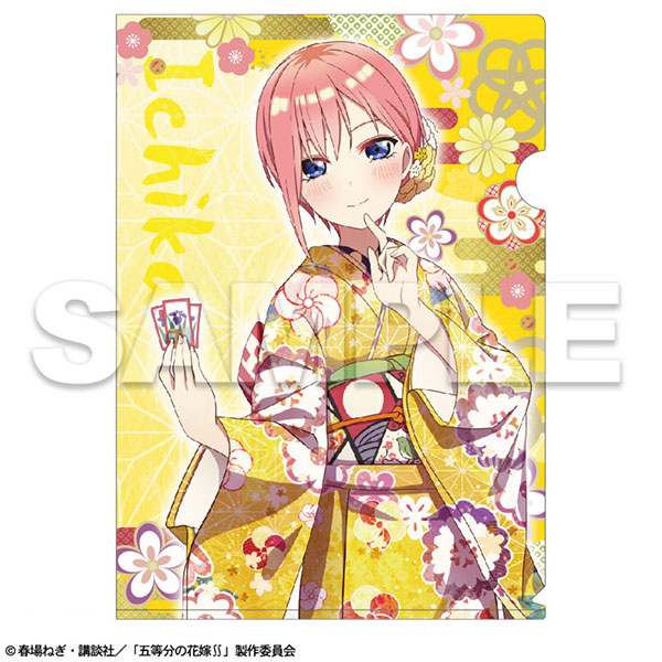 五等分の花嫁∬ 和遊びA4クリアファイル 中野一花[マズル]《在庫