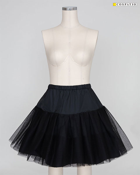 コスパティオオリジナル Aラインミドルパニエ リニューアルVer. ブラック XL[コスパ]《在庫切れ》