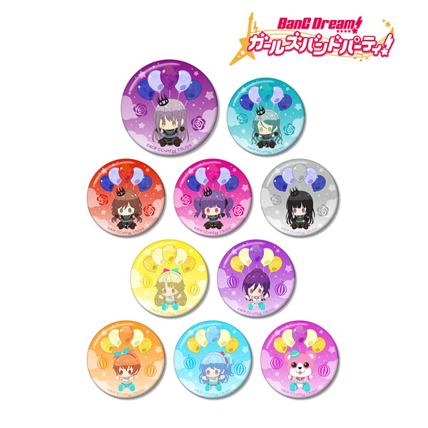 BanG Dream！ ガールズバンドパーティ！ トレーディング POPOON 缶バッジ ver.B 10個入りBOX[アルマビアンカ]《在庫切れ》