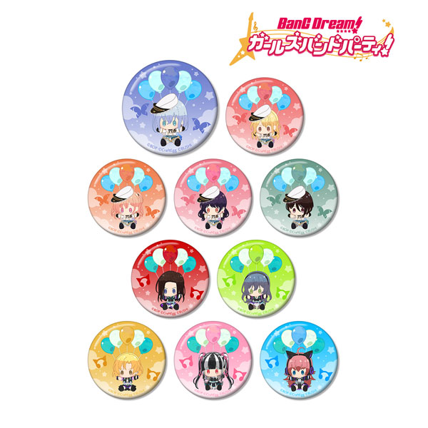 BanG Dream！ ガールズバンドパーティ！ トレーディング POPOON 缶バッジ ver.C 10個入りBOX[アルマビアンカ]《在庫切れ》