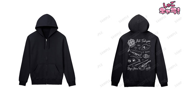 しゅごキャラ！ 月詠幾斗 Ani-Sketch バックプリントジップパーカー メンズ XL[アルマビアンカ]《在庫切れ》