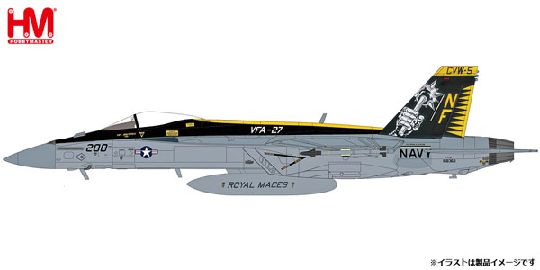 ミニカー　1/72 F/A-18E スーパーホーネット アメリカ海軍 第27戦闘攻撃飛行隊 ロイヤル・メイセス 厚木基地 2015 [HA5125] 1/72 F/A-18E スーパーホーネット “アメリカ海軍 第27戦闘攻撃