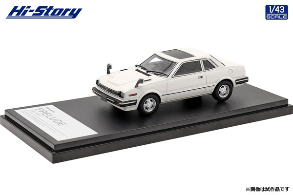 可愛いクリスマスツリーやギフトが！ PRELUDE Honda 1/43 XXR ホワイト[ハイストーリー]《在庫 (1981) 乗用車