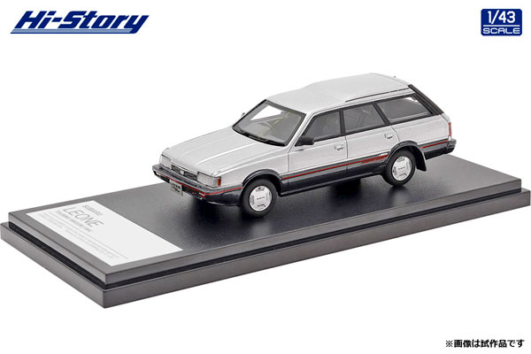 1/43 SUBARU LEONE TOURING WAGON (1984) シルバー/グレー[ハイストーリー]《在庫切れ》