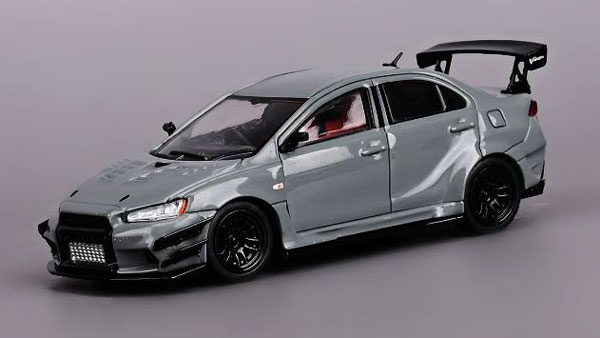 1/64 改 三菱ランサーエボリューションIX Varis風 TE37 関村 1/64 三菱 ランサー エボリューション X Varis CZ4A Widebody Ver.2