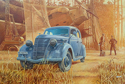 1/35 独・フォードV8-G81Aスペシャル乗用車1938 プラモデル[ローデン]《０２月予約》