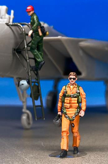 1/72 F-15J 空自パイロット＆グランドクルーSet[エイチエムエー]《在庫切れ》