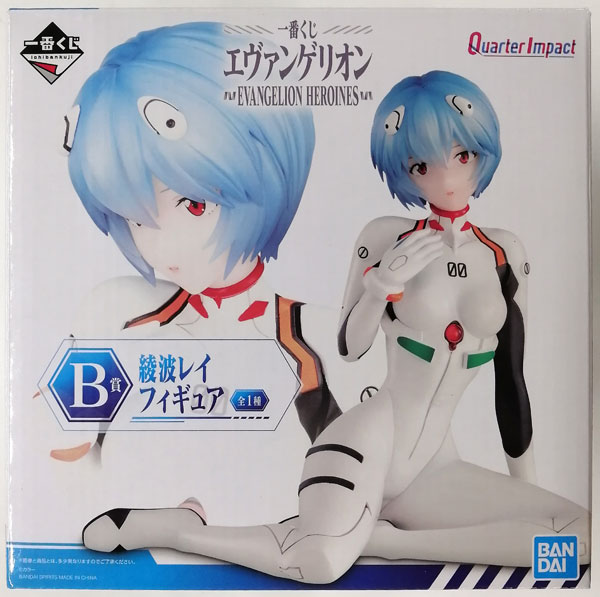 【中古】一番くじ エヴァンゲリオン EVANGELION HEROINES B賞 綾波レイ フィギュア (プライズ)[BANDAI SPIRITS]