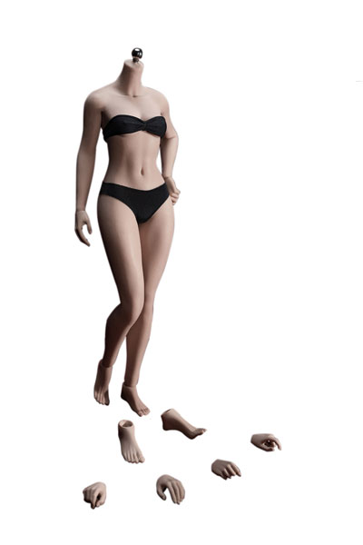 1/6 スーパーフレキシブル 女性シームレスボディ サンタ スモールバスト 足首分割 S47B[TBリーグ]《在庫切れ》