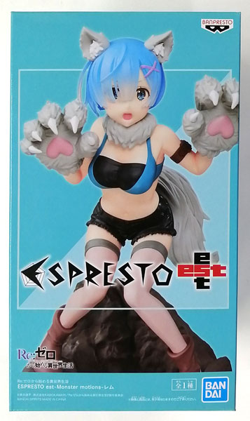 【中古】Re：ゼロから始める異世界生活 ESPRESTO est-Monster motions-レム (プライズ)[BANDAI SPIRITS]