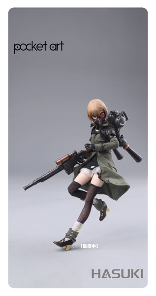 【中古】【特典】pocket artシリーズ PA001 エミリア 1/12 完成品アクションフィギュア[HASUKI]