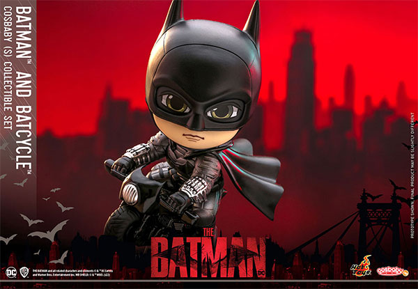 コスベイビー『THE BATMAN-ザ・バットマン-』[サイズS]バットマン＆バットサイクル[ホットトイズ]《発売済・在庫品》