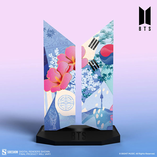 BTS レプリカ「プレミアム・BTS・ロゴ」ソウル・エディション[サイド