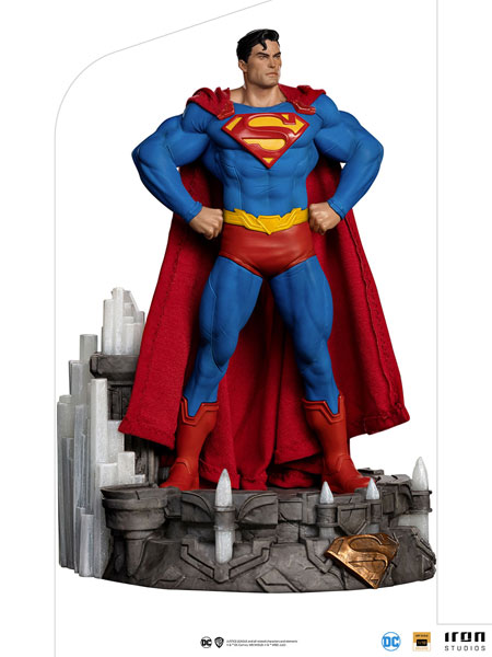 DC スタチュー「デラックス・アートスケール」1/10 スーパーマン(アンリーシュド)[コミック][アイアン・スタジオ]【同梱不可】《１２月仮予約》