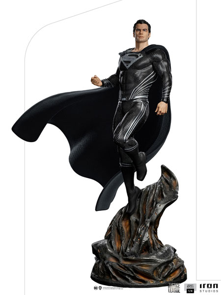 DC アイアン・スタジオ スタチュー 1/10 スーパーマン(ブラックスーツ) DC アイアン・スタジオ スタチュー「レガシーレプリカ・シリーズ