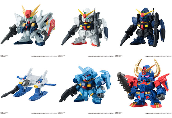 機動戦士ガンダム ガシャポン戦士フォルテ03 全6種セット