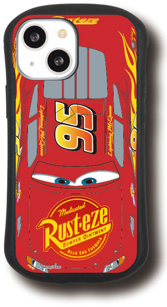 カーズ Iphone 13mini 12mini 対応 ハイブリッドガラスケース タイプa グルマンディーズ ０３月予約