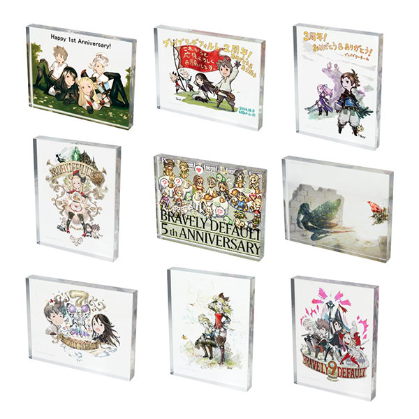 ブレイブリーデフォルト アクリルプレート 〈アニバーサリーイラスト