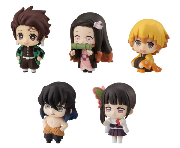 【中古】(本体A-/箱B)鬼滅の刃 ならぶんです。1 全5種セット[バンダイ]《発売済・在庫品》