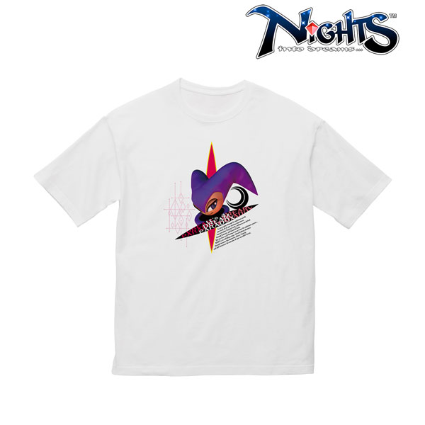 NiGHTS ナイツ パッケージデザイン BIGシルエットTシャツ ユニセックス NiGHTS into Dreams Tシャツ