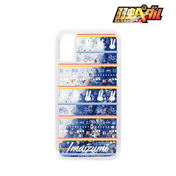 弱虫ペダル GLORY LINE 今泉俊輔 モチーフ柄 グリッターiPhoneケース(6/6s/7/8/SE(第2世代))[アルマビアンカ]《在庫切れ》