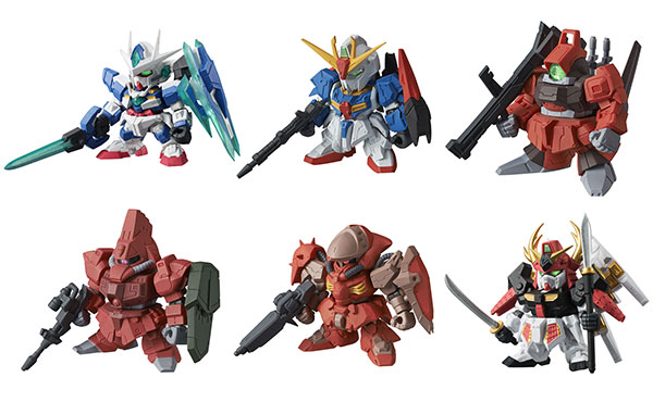【中古】機動戦士ガンダム ガシャポン戦士フォルテ02 全6種セット[バンダイ]