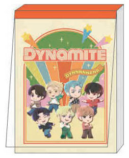 たっぷりメモA6 TinyTAN Dynamite A[サンスター文具]《在庫切れ》
