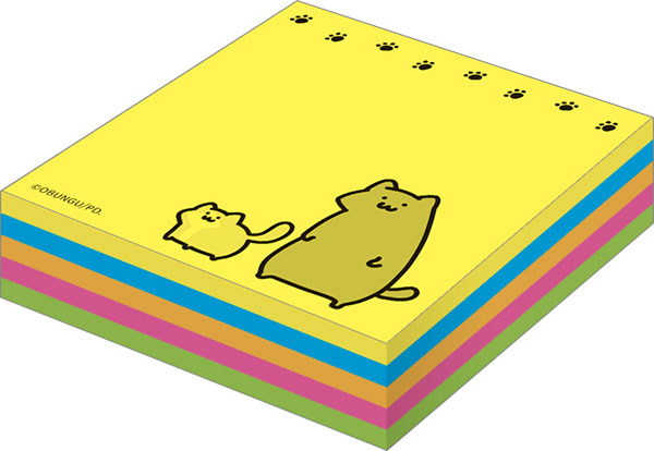 お文具といっしょ 付箋 C：猫さん[ムービック]《在庫切れ》