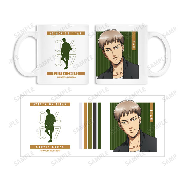 進撃の巨人 描き下ろしイラスト ジャン シミラールックver マグカップ Amiami Jp あみあみオンライン本店