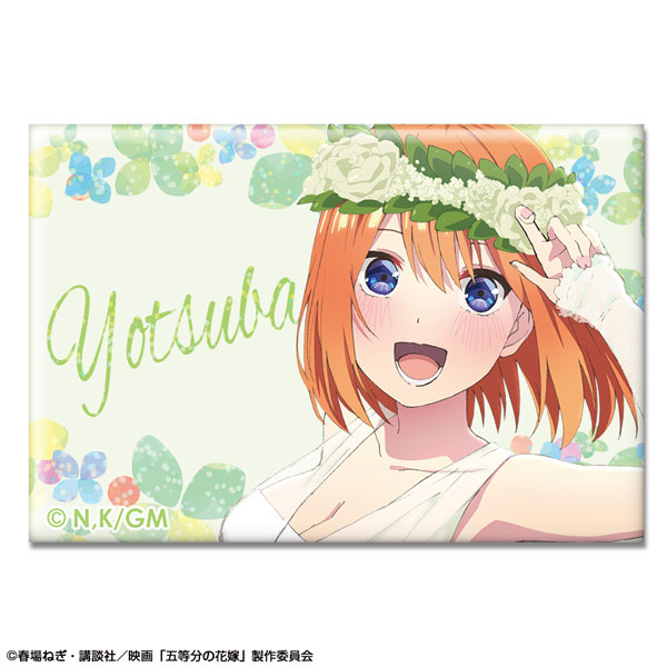映画「五等分の花嫁」 ホログラム缶バッジ 花嫁Ver. デザイン04(中野四葉)（再販）[ライセンスエージェント]《０２月予約》